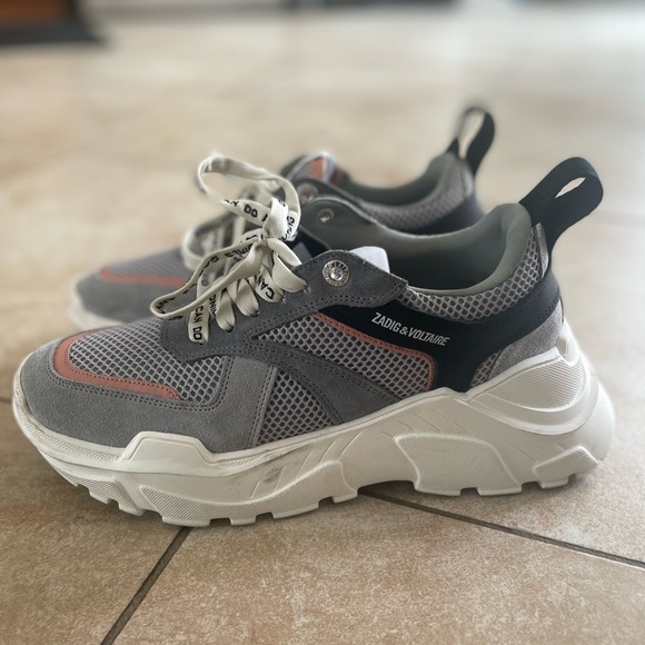 Zadig & Voltaire Women’s Platform Sneakers - Picture 2 of 12